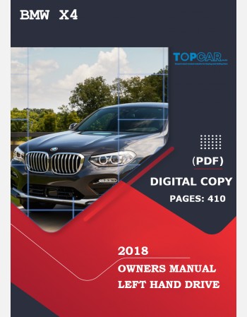 bmw x4 2018 owners manual